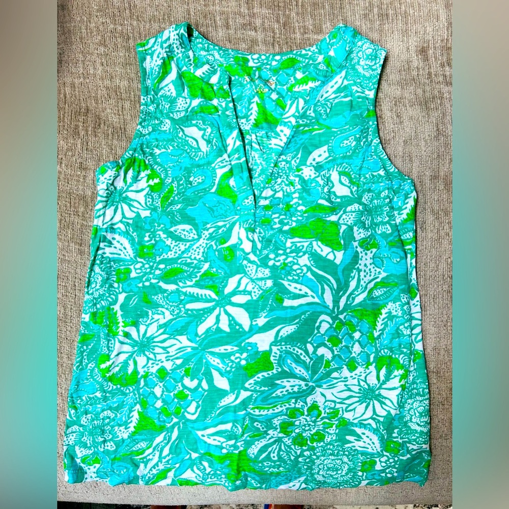 Lilly Pulitzer cotton sleeveless top. Size XS